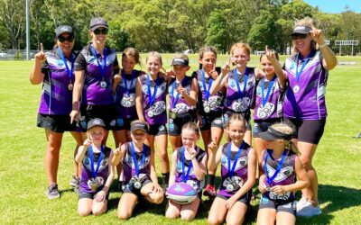 Under 10s Girls win title